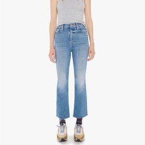 Mother Tripper Ankle Fray Jeans